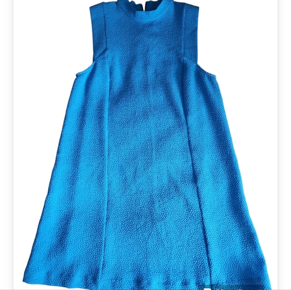 NWT Warehouse High Neck Textured Swing Dress - Picture 5 of 9